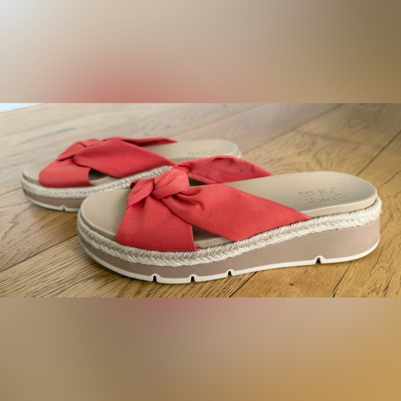 Naturalizer Dayana Slide Sandals Melon Sorbet Size 7 - Picture 3 of 9